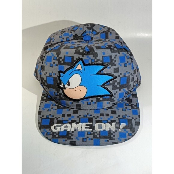 Sonic The Hedgehog  Strapback Baseball Cap Hat Youth Sega Gamer Game On - Picture 1 of 8